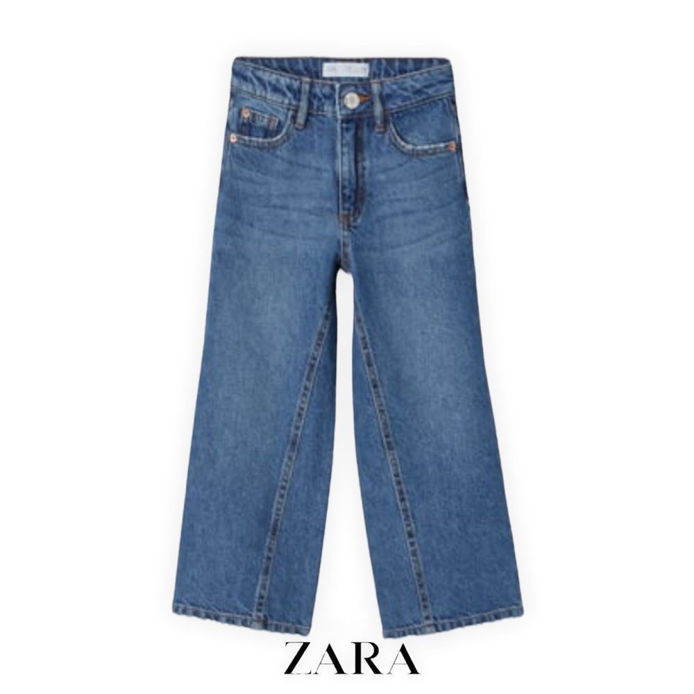 ZARA Kids | Blue | Loose Fit Seamed Jeans